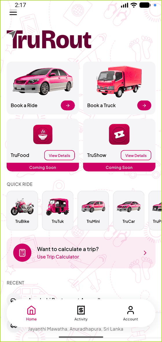 Book your ride